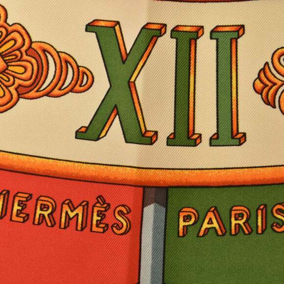 HERMES Yellow Silk Scarf - Picture 8 of 9